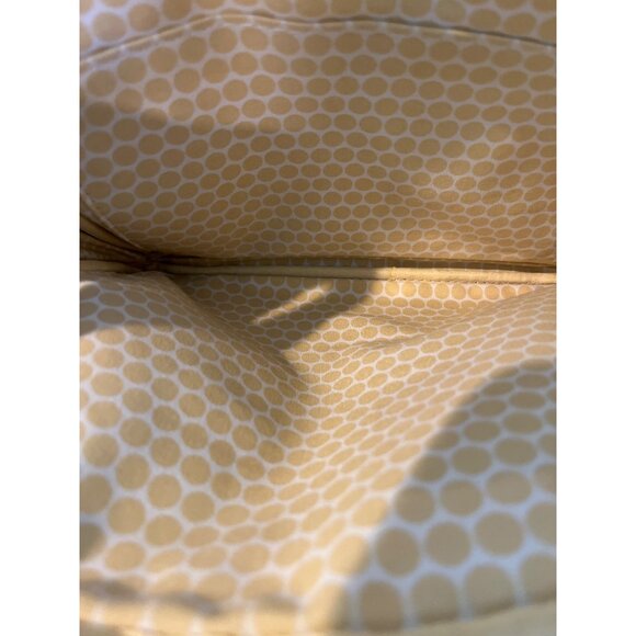 Brighton Multicolor Stripe Cosmetic Bag With Polka Dot Interior & Zipper Closure - Picture 7 of 11